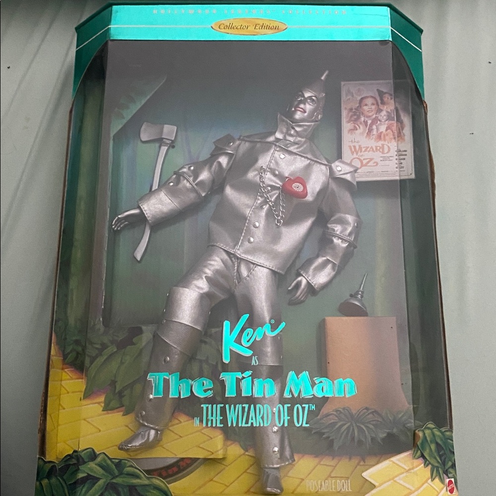 Hollywood legends collection Barbie’s Ken as the tin man in the wizard of Oz